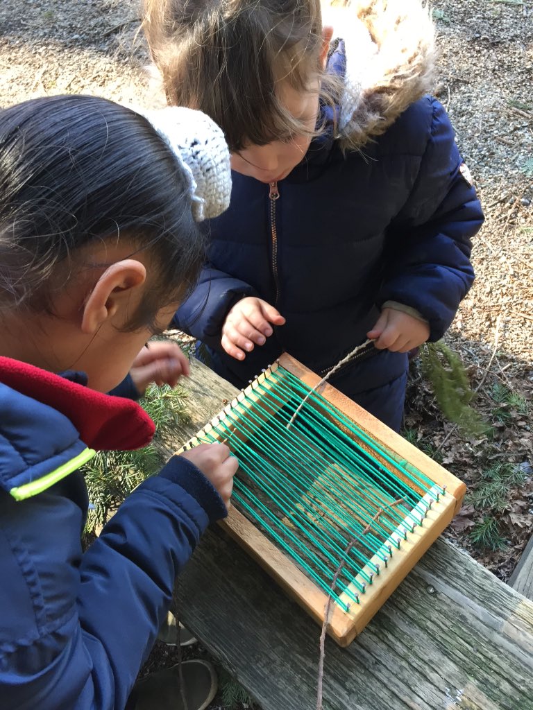 m_porterbc's tweet photo. RJ is weaving. HS and NG are weaving with there buddies. #weaving #nature @JarvisSchool @deltasd37 Tweeted by R.J. https://t.co/W2ZaHBet9z