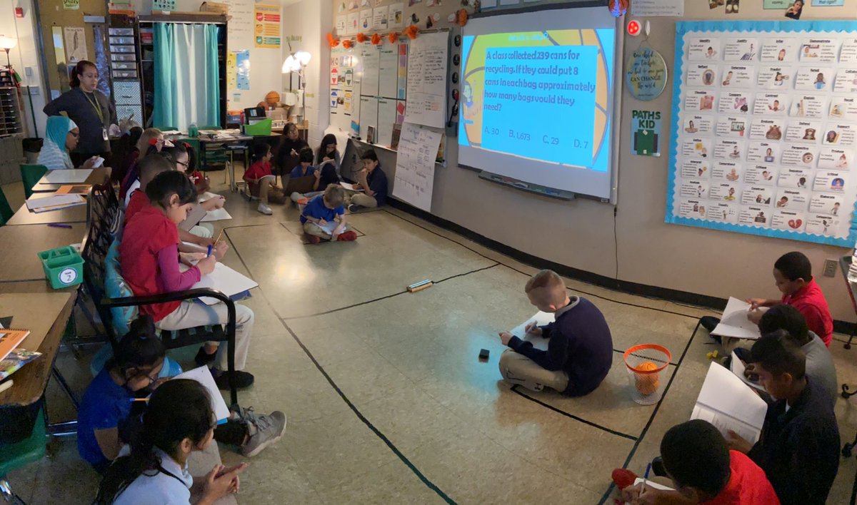 Ms_Badouan's tweet photo. We began our MAP Madness Math and Reading tournaments today! We are shooting for success on the MAP test! π @MLEmustangs #MAPMadness https://t.co/cLiXw458uD