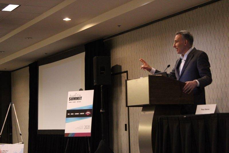 sociablecity's tweet photo. Thank you King County Executive Dow Constantine @kcexec for being a #NightlifeAdvocate and an amazing example for other cities! #NightlifeFan and #ElectedOfficial speaking at #RHIsummit about the #NighttimeEconomy https://t.co/mLvzO74jmC