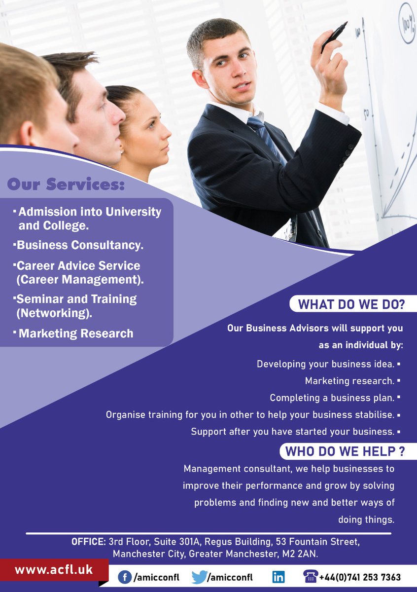amicconfl's tweet photo. We want you to succeed. That's a given. Whatever your future career ambitions, we can help you get there. Contact us today.. https://t.co/F0JQp69uBt