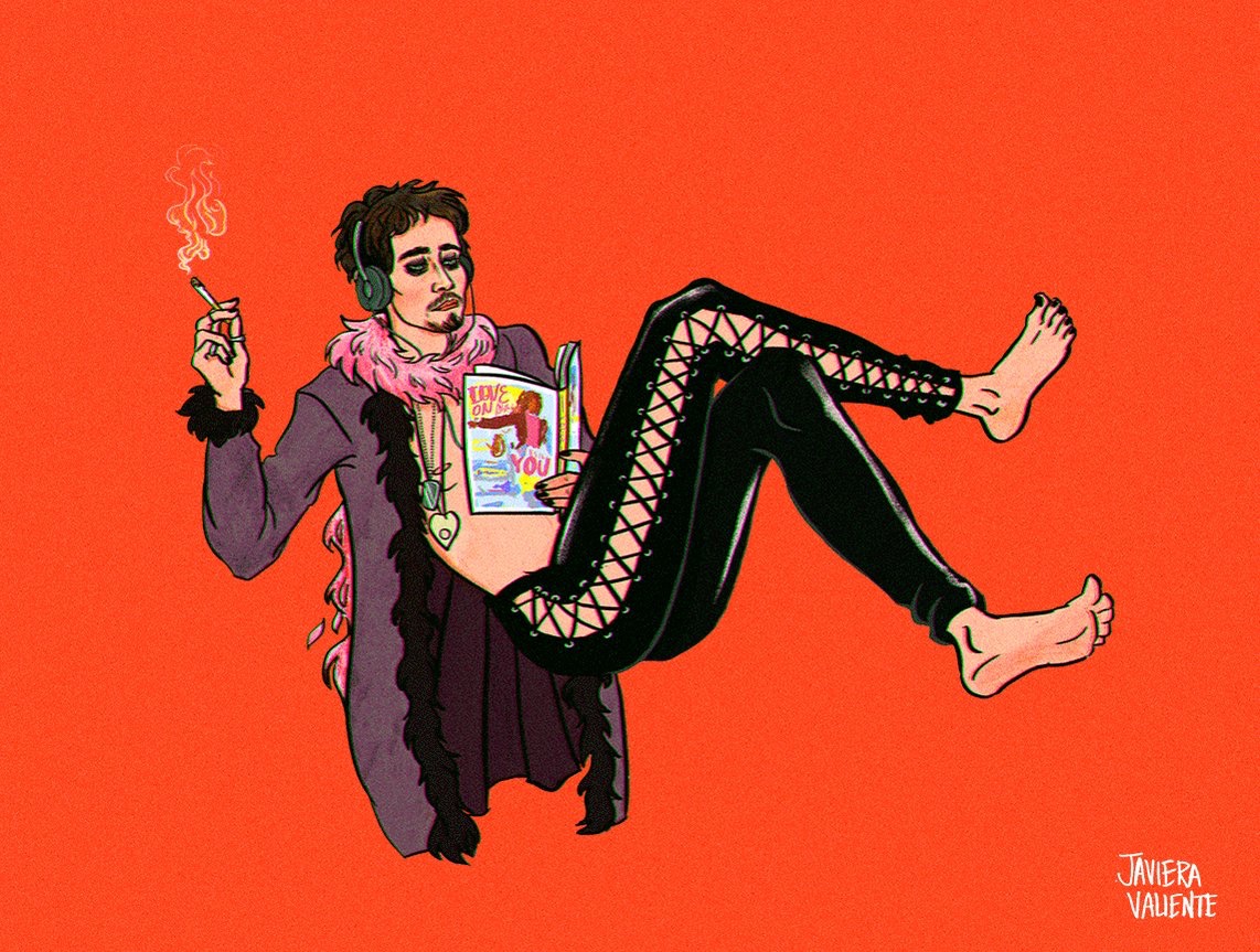 javieravaliente's tweet photo. Hey #VisibleWomen! I’m Javi, a freelance illustrator from Chile! I like exploring spooky/pop punk aesthetics with my characters and environments, while mixing traditional and digital mediums 🦇

✨ https://t.co/CqAgKf3tY9
🌨 https://t.co/FmNcWVYgA4
💧valiente.javiera@gmail.com https://t.co/jGLgL4TsoH