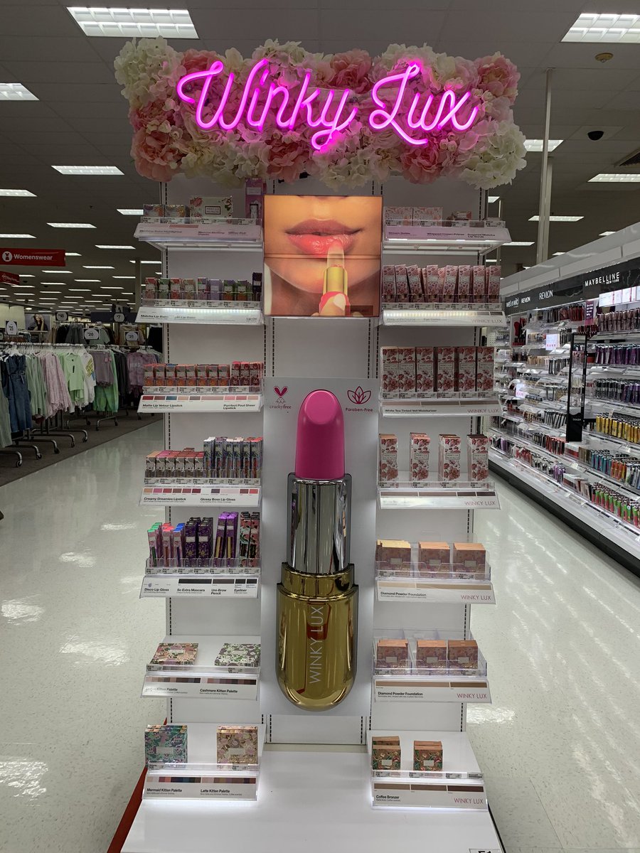 1795Style's tweet photo. Hot off the press !!! Stop on by and visit our beauty department with our newest arrival of #WinkyLux !!! 😉 #TARGET #makeupmonday 🎯 https://t.co/9p5RwDaY7Y
