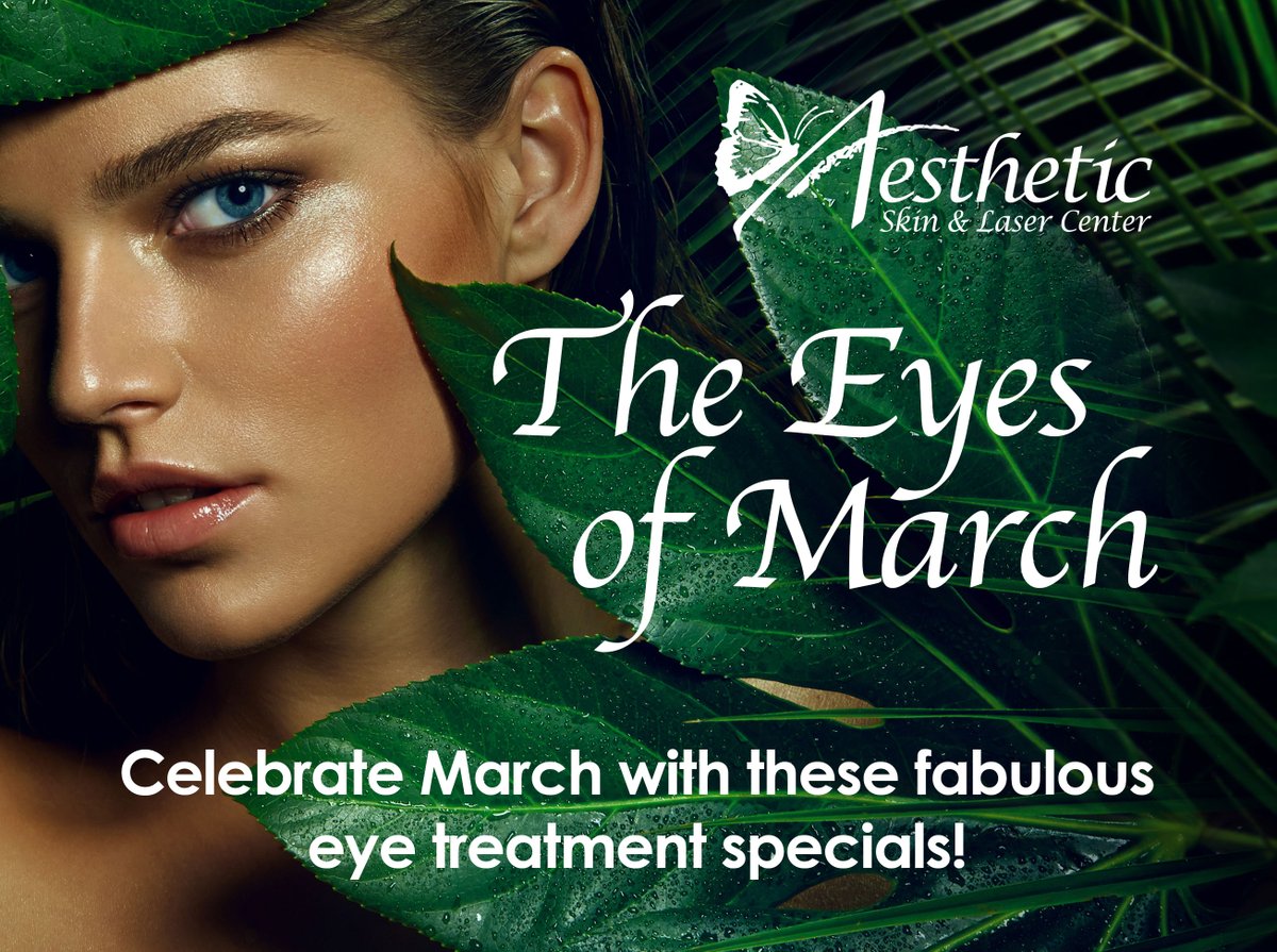 AgeLessInUS's tweet image. The Eyes of March! We have some fabulous specials this month! 🤩😎🍀

Visit our website for all the details, and to schedule your consultation today! --&amp;gt;