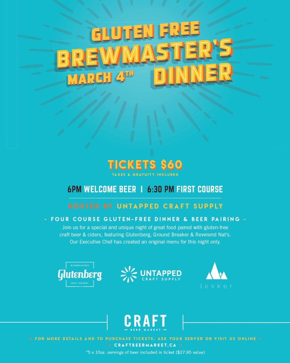 Hey Edmonton, some limited tickets left for this awesome Gluten-Free Dinner pairing!
.
.
.
#glutenfree #UnTappedAB #UnTappedEvents #Edmontonevents