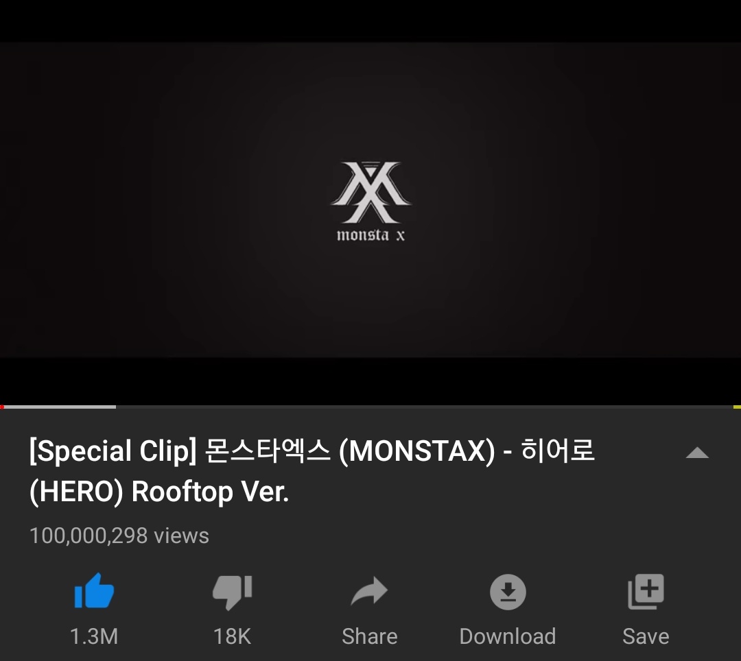 MONBEBEnt's tweet photo. Monsta X have hit 100 MILLION views on Hero. 

REPLY 7 TIMES USING THE HASHTAG!

#Hero100MForMX7 

Congratulations to all 7 members of Monsta X for this wonderful achievement! We are so proud of you. Thank you for working hard ♥️

@OfficialMonstaX 
@eshygazit 
@Epic_Records https://t.co/jblGfoww8d