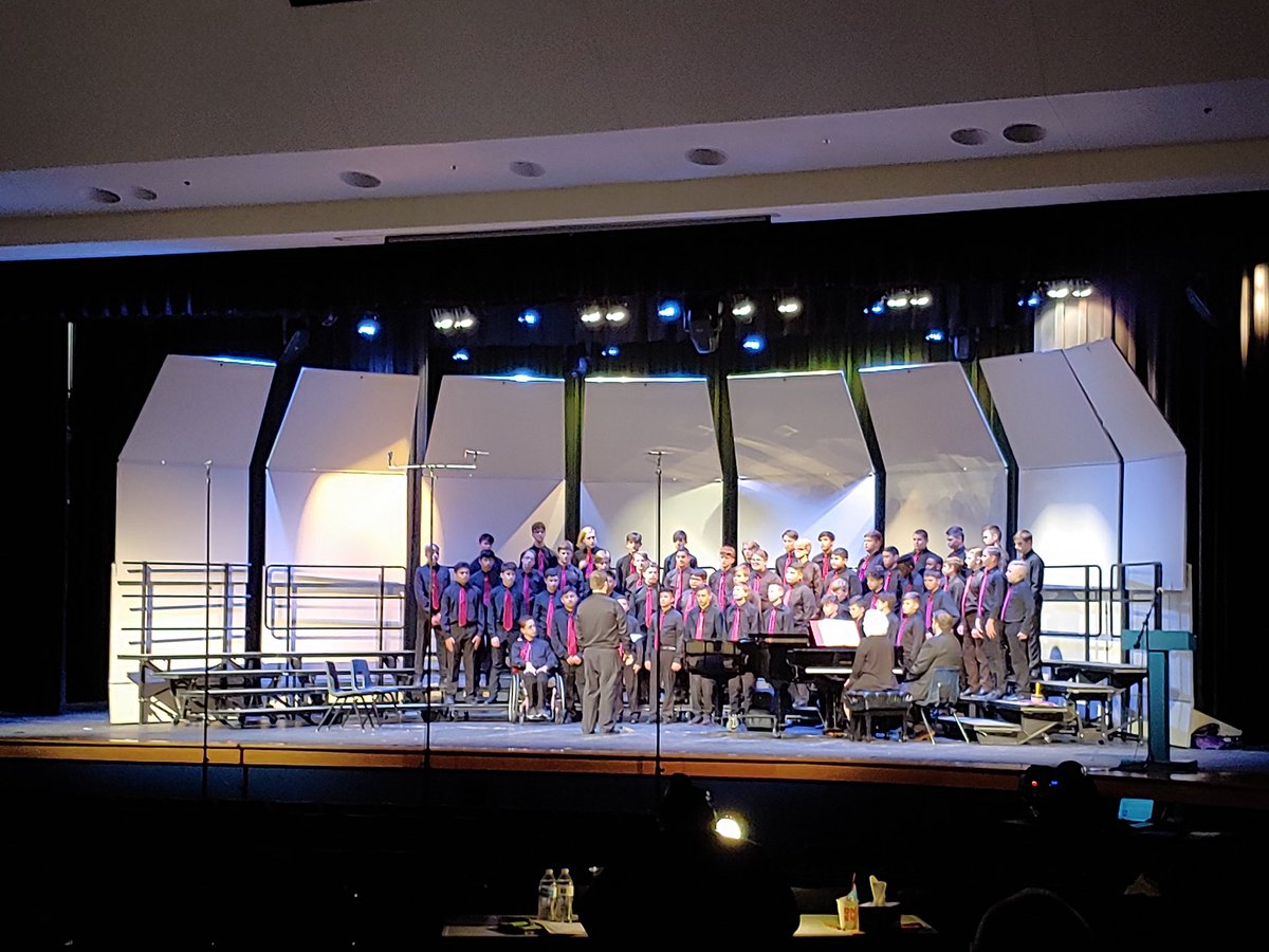 director_forbis's tweet photo. Varsity Guys Choir representing at Region 2 UIL today! Wonderful stage performance and on to sightreading.

@NISDFineArts
@Gene_Pike
@GenePikeChoir https://t.co/O5mLaMh19w
