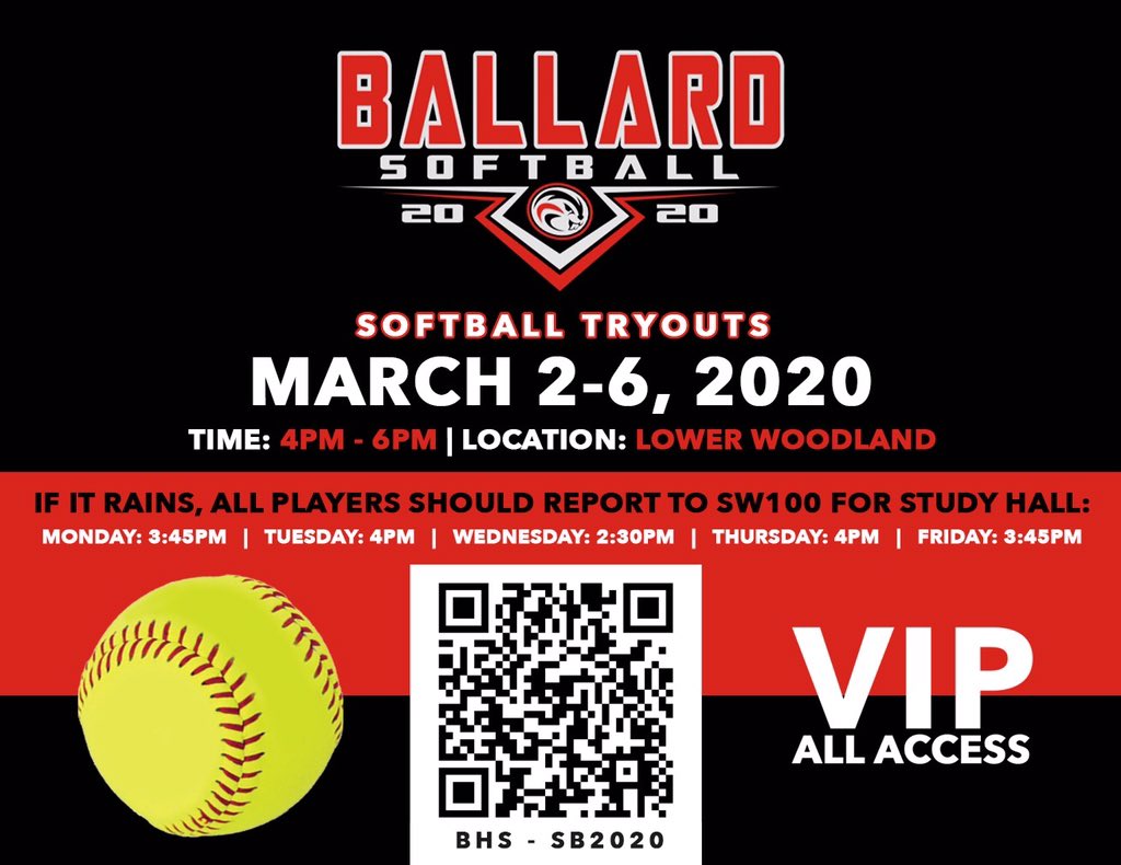 BHS_Softball206's tweet photo. 🚨🚨🚨

It’s tryouts week!!!

Exclusive All Access + Much More!

(Scan the QR code for more info)

#GoBeavs #SetTheTONE #STT #WeGotUS #SZN3 https://t.co/rSi4jerlLY