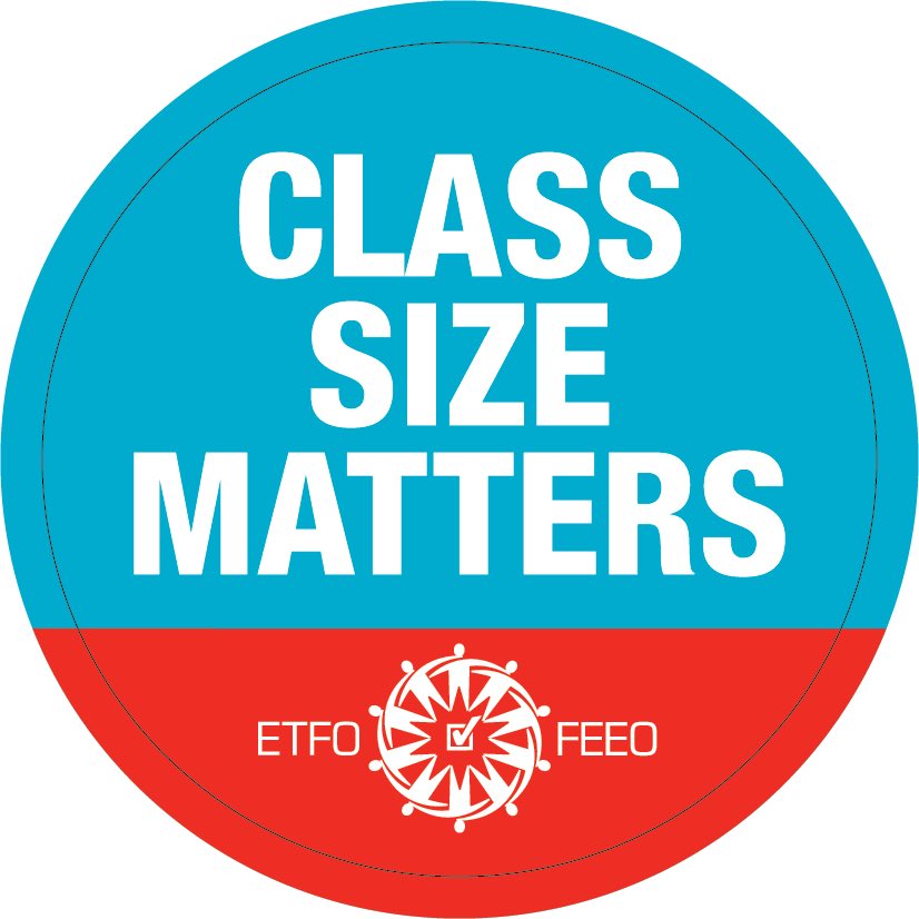 Last year I finished with 31 students and almost half had individual education plans. Class sizes matter because the quality of learning matters. The smaller the class size, the more we can focus on individual needs. #mystudentsmatter #classsizematters