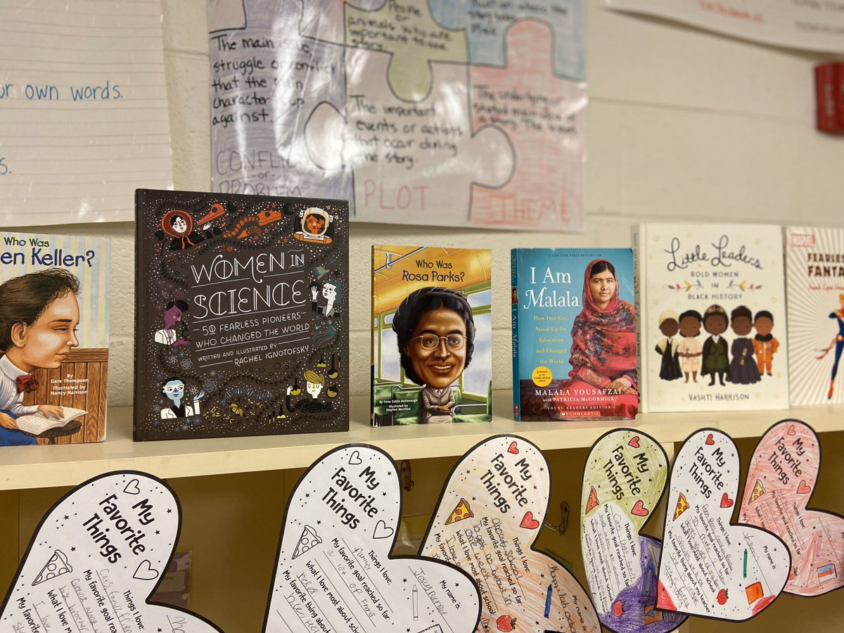 studentofedu's tweet photo. March is Women’s History Month. Love showing my scholars through books 📚, who runs the world 🌍💁🏽♀️💁🏼♀️💁🏾♀️💁🏻♀️💁🏿♀️ #womenshistorymonth #girlsrule #patriotsstem https://t.co/0e31Mr1lkr