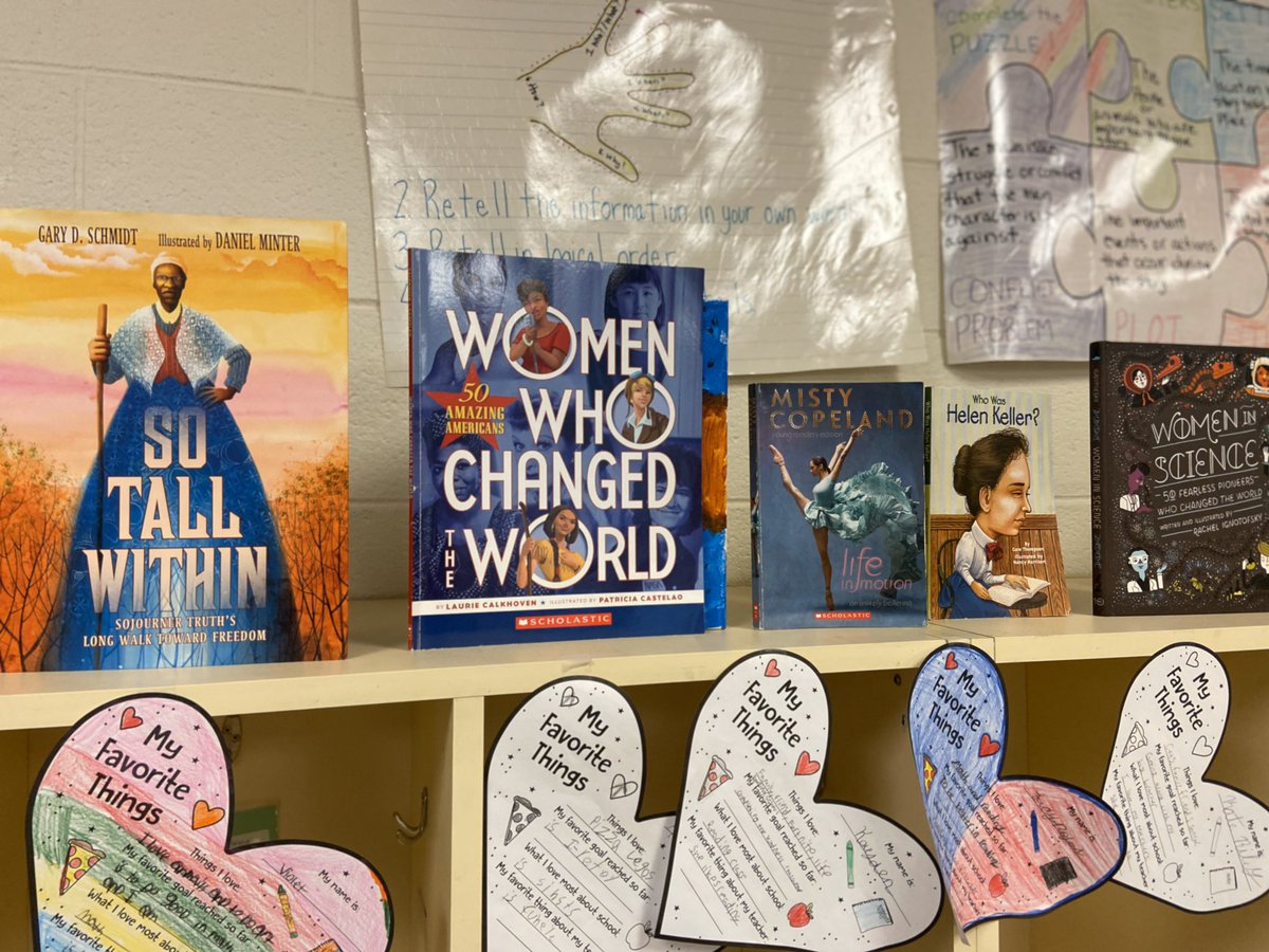 studentofedu's tweet photo. March is Women’s History Month. Love showing my scholars through books 📚, who runs the world 🌍💁🏽♀️💁🏼♀️💁🏾♀️💁🏻♀️💁🏿♀️ #womenshistorymonth #girlsrule #patriotsstem https://t.co/0e31Mr1lkr