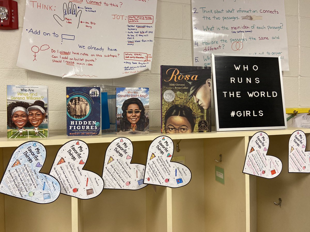 studentofedu's tweet photo. March is Women’s History Month. Love showing my scholars through books 📚, who runs the world 🌍💁🏽♀️💁🏼♀️💁🏾♀️💁🏻♀️💁🏿♀️ #womenshistorymonth #girlsrule #patriotsstem https://t.co/0e31Mr1lkr