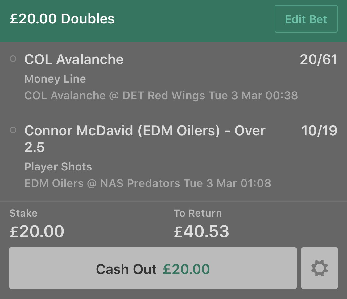 nhl_top's tweet image. 🚨 Tonight’s free bet 🚨 Avalanche to beat Red Wings which should be straight forward and Connor Mcdavid to have over 2.5 shots on goal for the oilers #GoAvsGo #LetsGoOilers #EdmontonOilers #Freebet