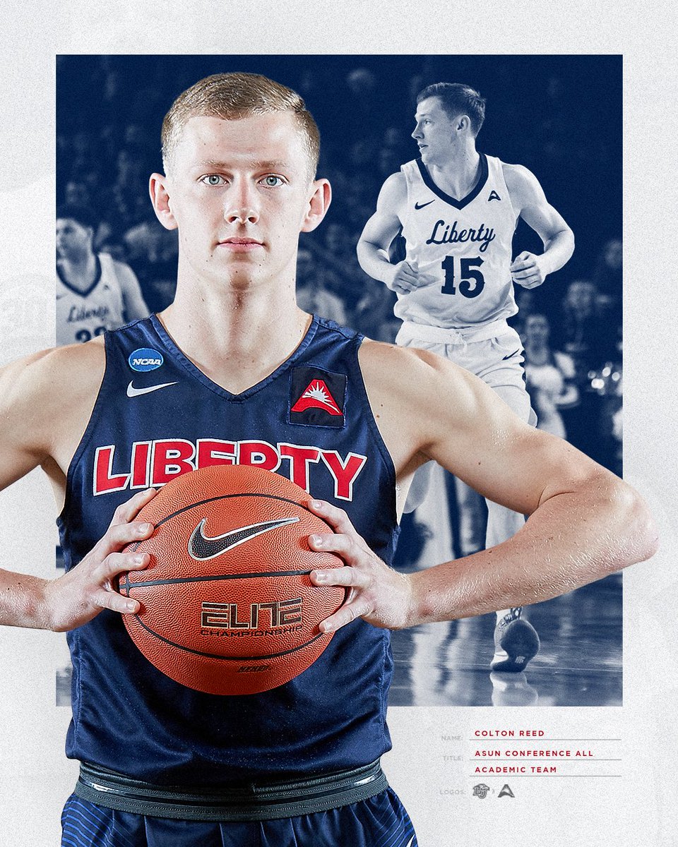 LibertyMBB's tweet photo. Congrats to @Colton_Reed99 who was named to the ASUN All-Academic Team! 📚 https://t.co/9IB1SIx3kO