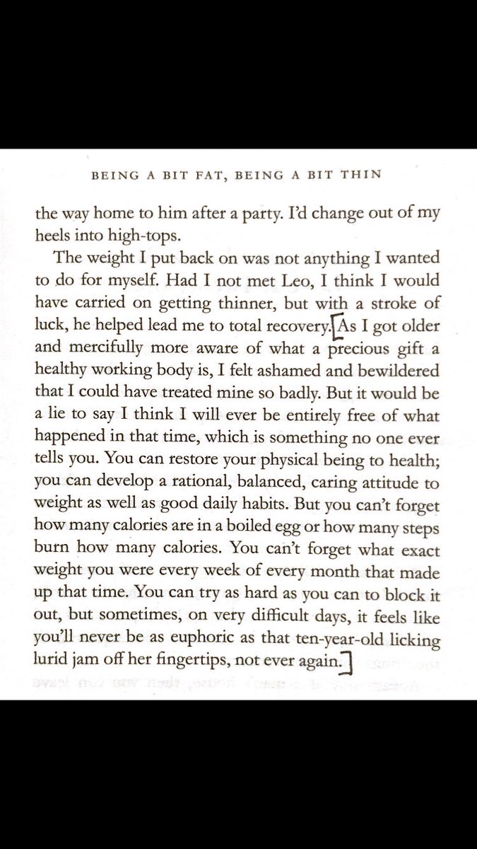 This #EatingDisordersAwarenessWeek, I’m sharing the most heartbreakingly realistic description of recovery I’ve ever come across.
@dollyalderton articulates so well my thoughts & frustrations over the past few years.
This is my reality.
#EverythingIKnowAboutLove #EDAW2020 #EDAW