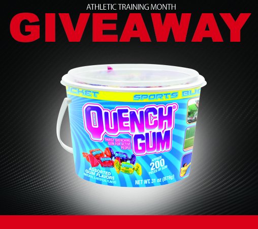 MuellerSportMed's tweet image. 💥#GIVEAWAY TIME 💥
Calling all #AthleticTrainers

One lucky winner will receive a bucket of Quench Gum!  😊

To Enter: 
☑️Follow our Page @MuellerSportMed
☑️RT this post 
☑️Tag 2 AT’s

Winner will be announced FRIDAY March 6th at 10:00 am! 
#GiveawayAlert  #NATM2020