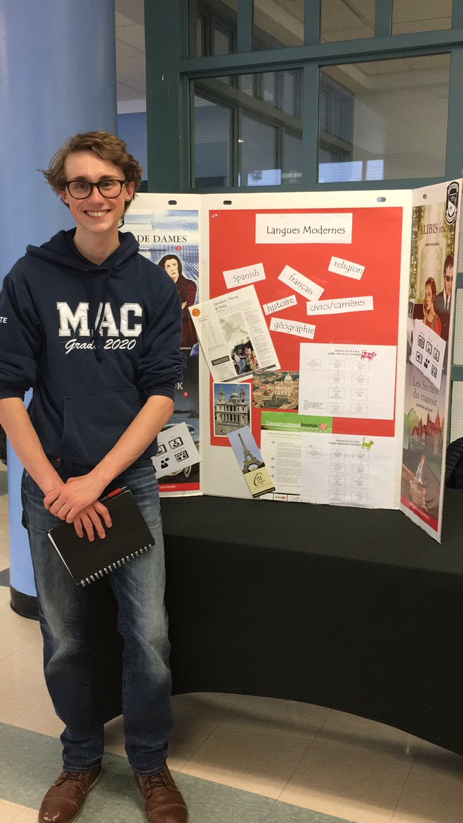 La soirée des parents <a href="/ImmaculataOCSB/">Immaculata High School</a>. Venez voir ce que le département de français a à vous offrir!