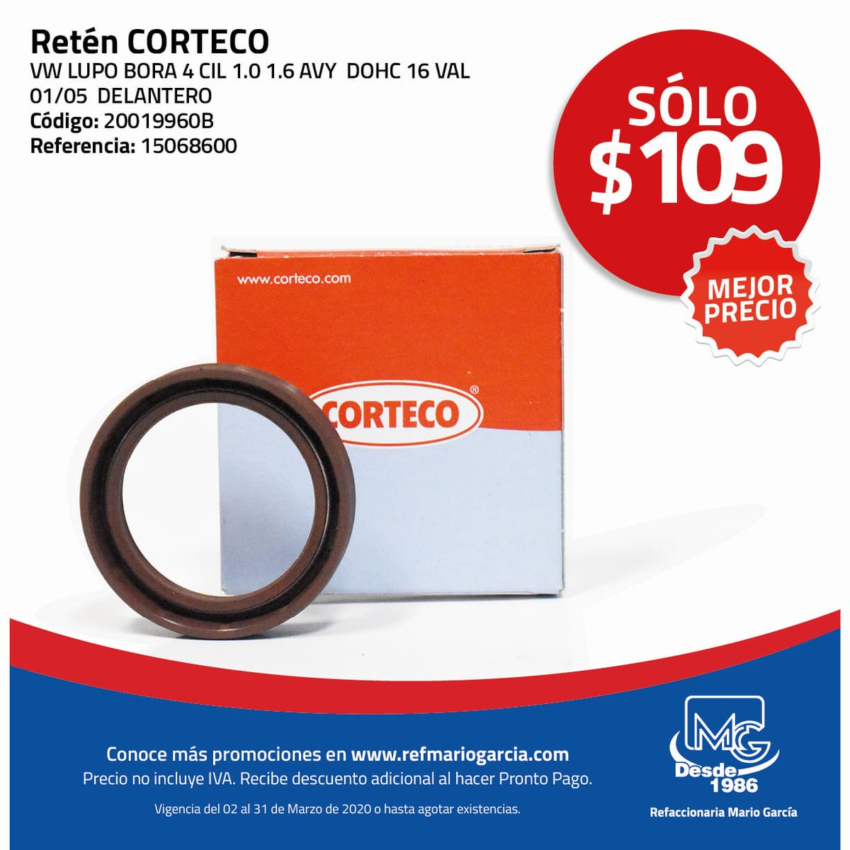 RefMarioGarcia's tweet photo. En marzo tenemos nuevas promociones para tu negocio.
Visita Refaccionaria Mario García y aprovecha los descuentos que tenemos para ti.

Conoce más promociones en:
https://t.co/DHsayHsvdb…/

-Válido del 02 al 31 de marzo 2020 https://t.co/cdICyO55RN