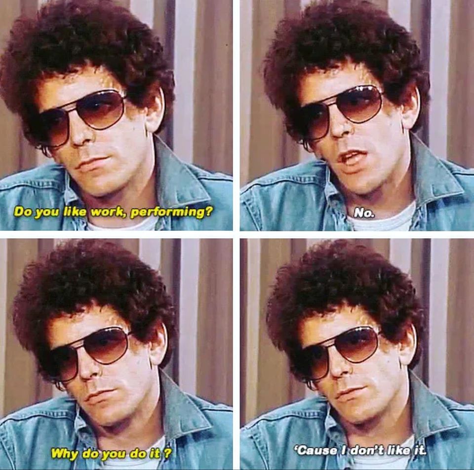 Happy Birthday to the legend Lou Reed. 