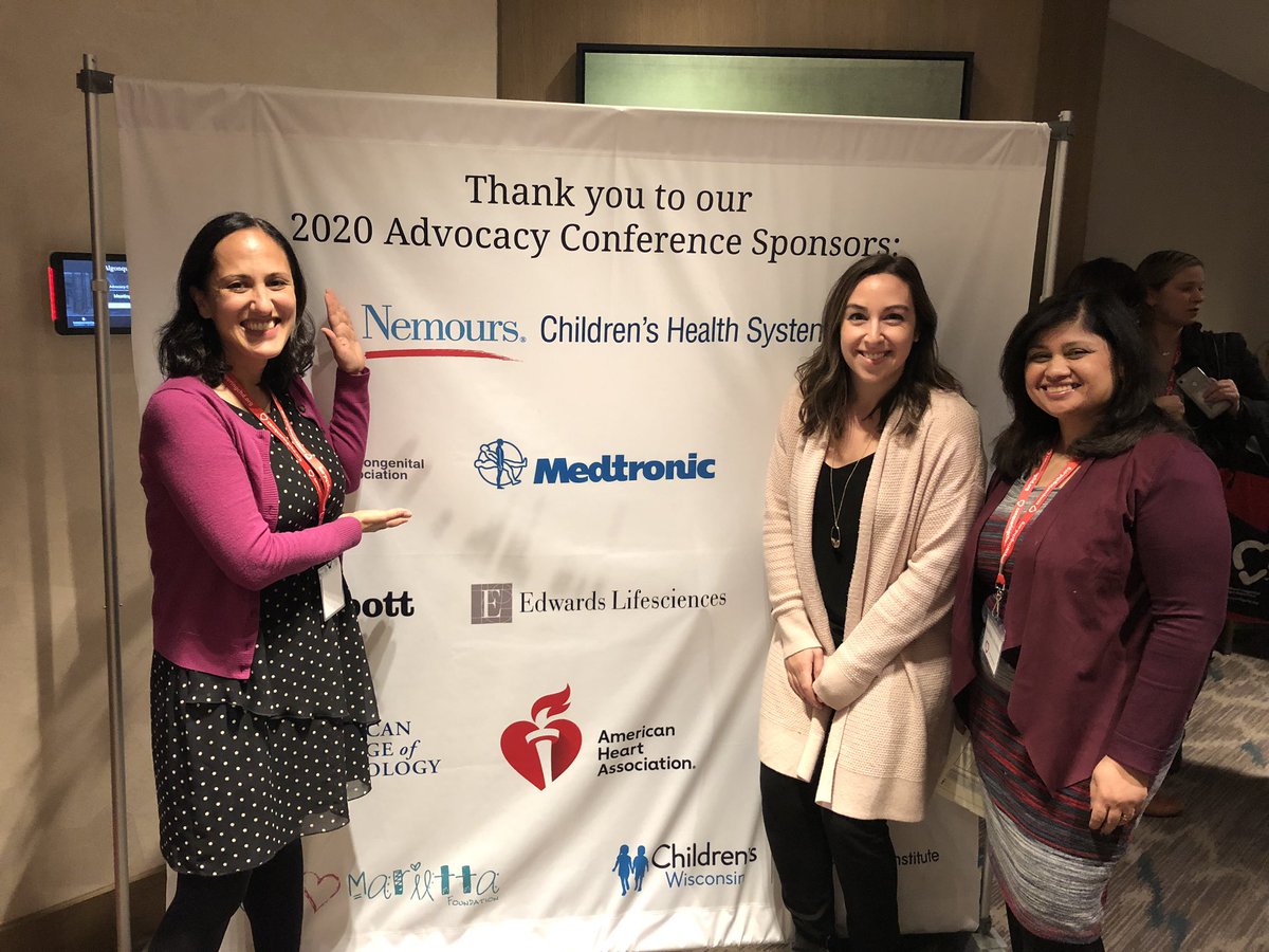 Representing <a href="/Nemours/">Nemours Children's Health</a> at the 2020 @PCHA_CHD Advocacy Conference! We’re ready to advocate on the hill tomorrow! @s_s_echo <a href="/JKenowitz/">Joslyn Kenowitz</a>