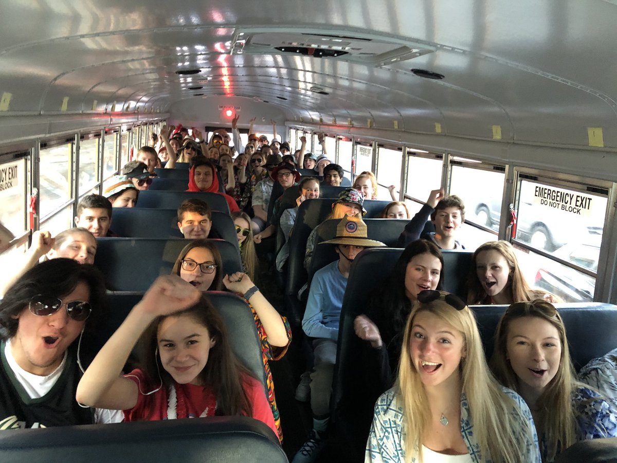 Two fully loaded Millis fan busses (thanks to MYBA)on route to cheer on our boys!! <a href="/millisboysbball/">Millis HS Boys Basketball</a> <a href="/BoostersMillis/">MillisBoosters</a> <a href="/millishigh/">Millis High School</a> <a href="/MillisAthletics/">Millis Athletics</a>