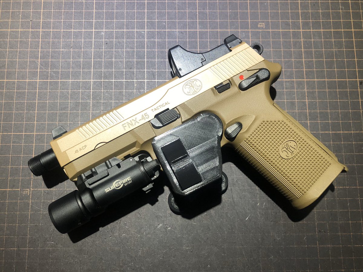FN FNX-45 Tactical FDE タクティカルライト付き FN FNX 45 Tactical… Best Tactical Pistol - YouTube
