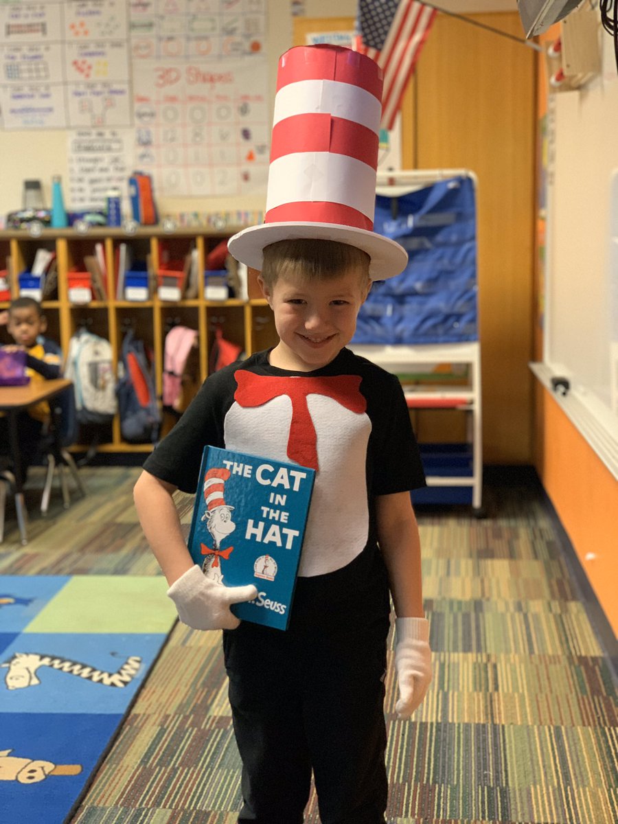 MrsSnodgrassCCE's tweet photo. Dr. Seuss’ week is upon us! Some of students enjoyed dressing up as their favorite characters today! @CastlemanCreek Can’t wait to see what kind of crazy hats we will wear tomorrow! https://t.co/iHmJZiIb5n