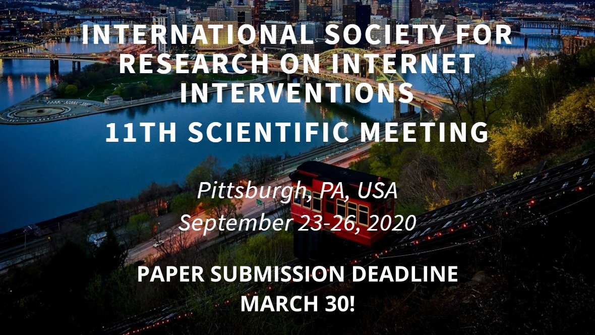 HealthTechPitt's tweet photo. Paper submissions for #isrii11 close at the end of this month! @TheISRII @ProfFranKayLamb @CityPGH 

Submit your paper here: https://t.co/UwkcLra0IJ https://t.co/OXkel1m9Zh