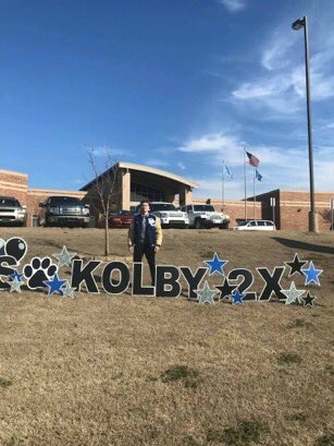 BobcatWrestle's tweet photo. A huge thank you to someone in our community for the awesome display of congratulations to our 2 State Champions!!! https://t.co/TjtMuu0Ayj