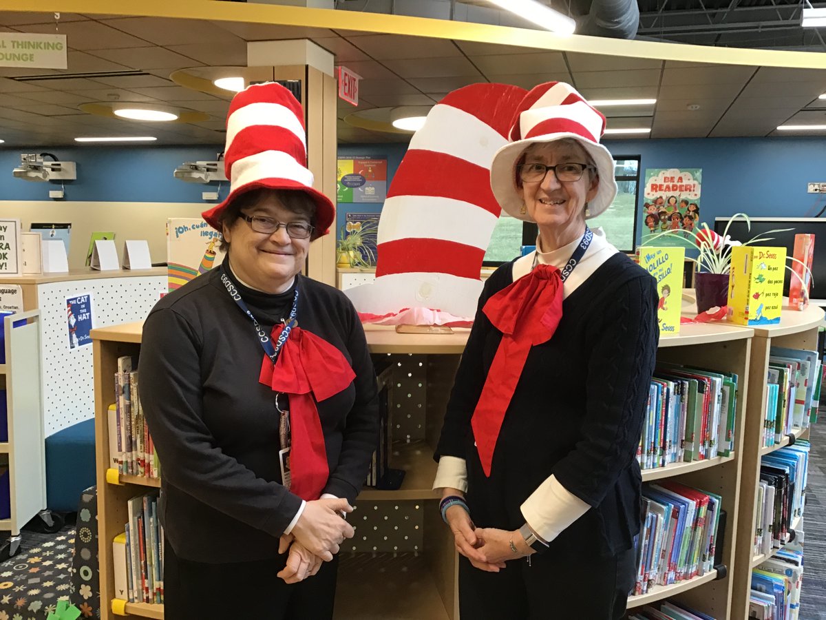 The Cats in the Hats celebrated the birthday of Dr. Seuss today!  <a href="/CCSD93/">CCSD93</a> @RoyDeShane93