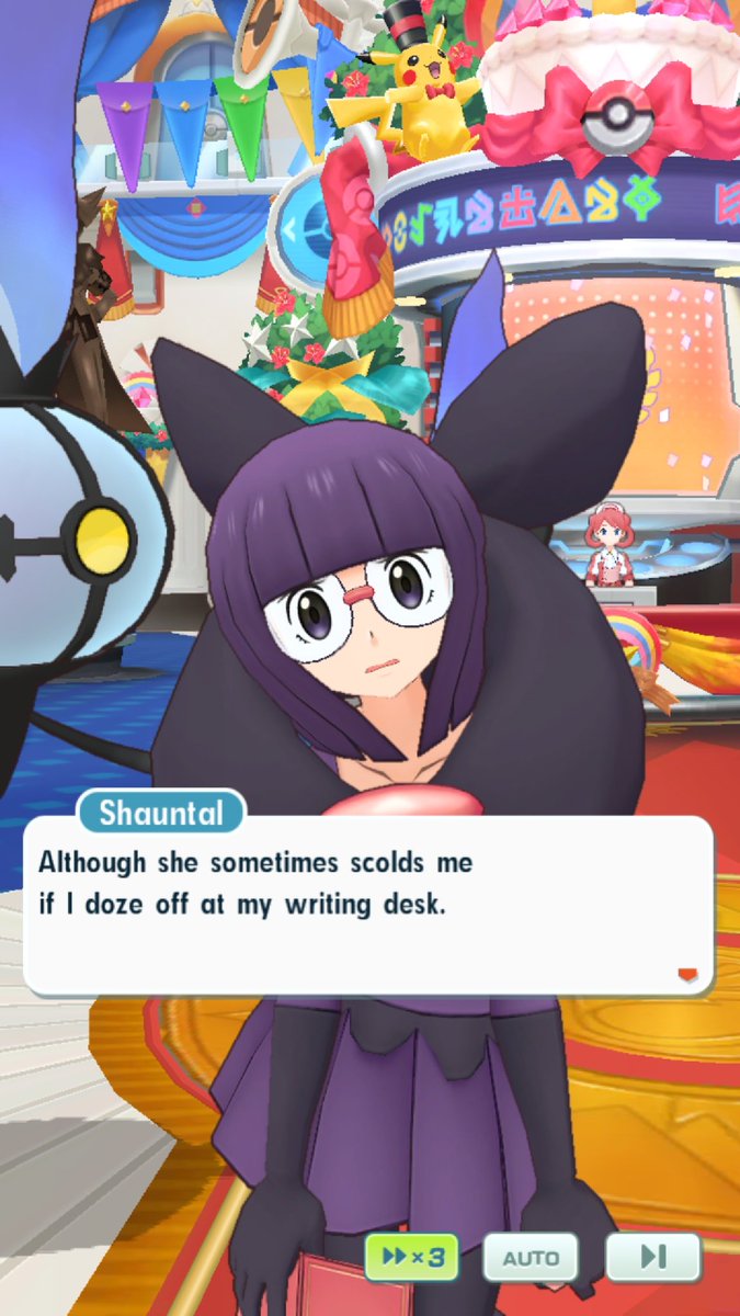 She's very attached to her Chandelure, needless to say.