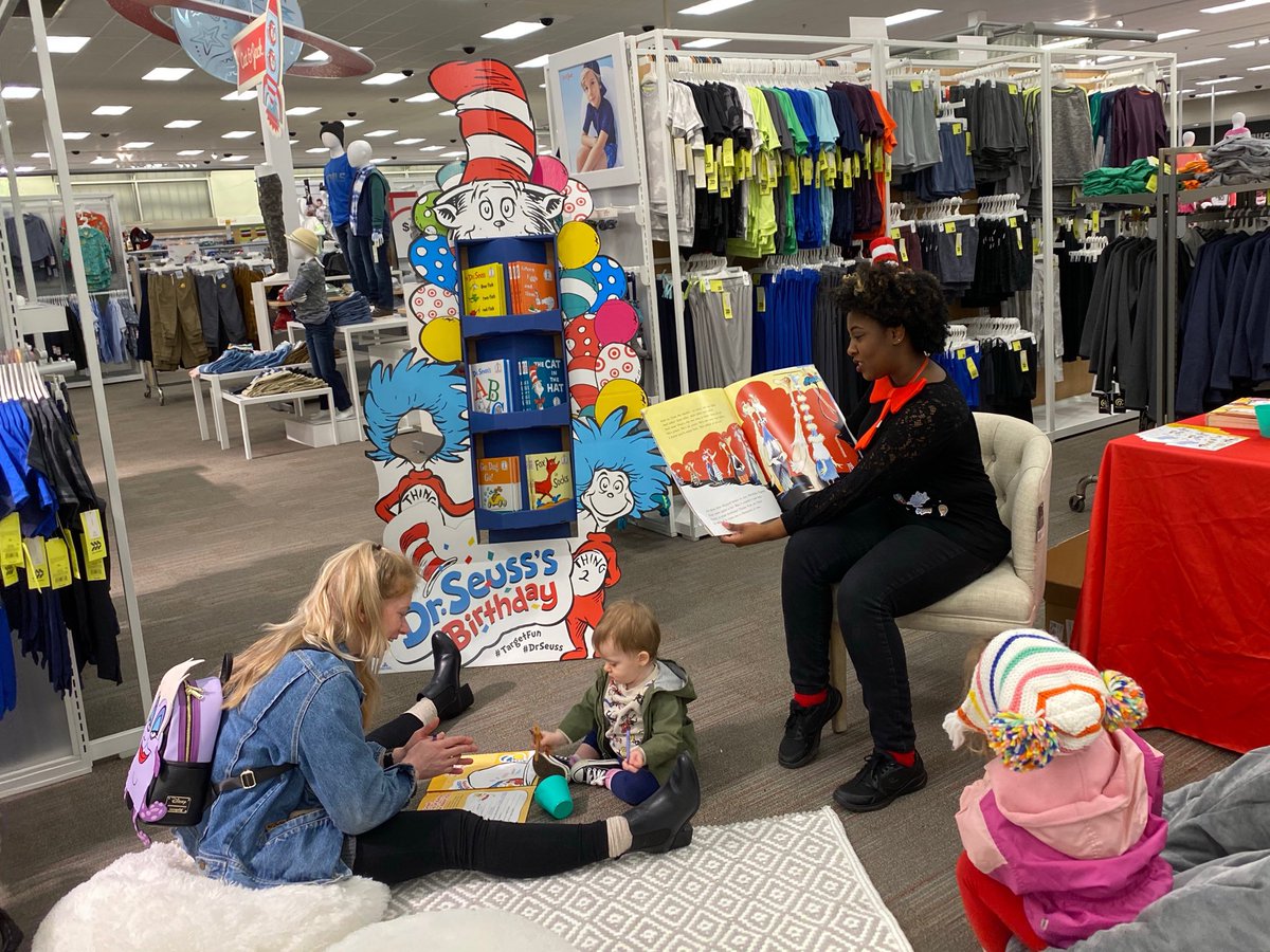 National Read A Book Day, we celebrated early Saturday with our Dr. Seuss Event! #Worksomewhereyou❤️#T1447