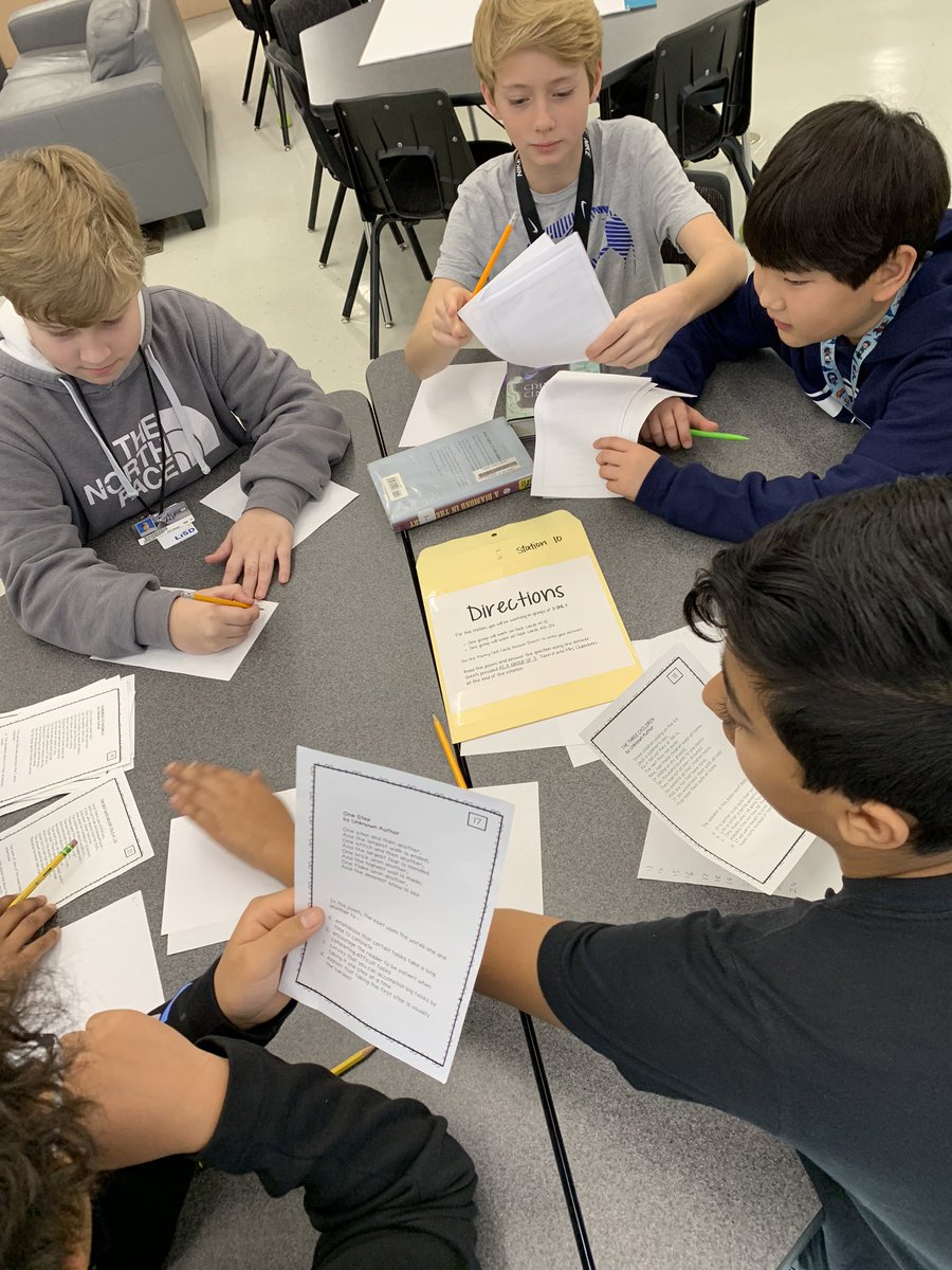 LibraryMckamy's tweet photo. 6th Grade Poetry Stations @LibraryMckamy @McKamyMS https://t.co/SbQIkDducs