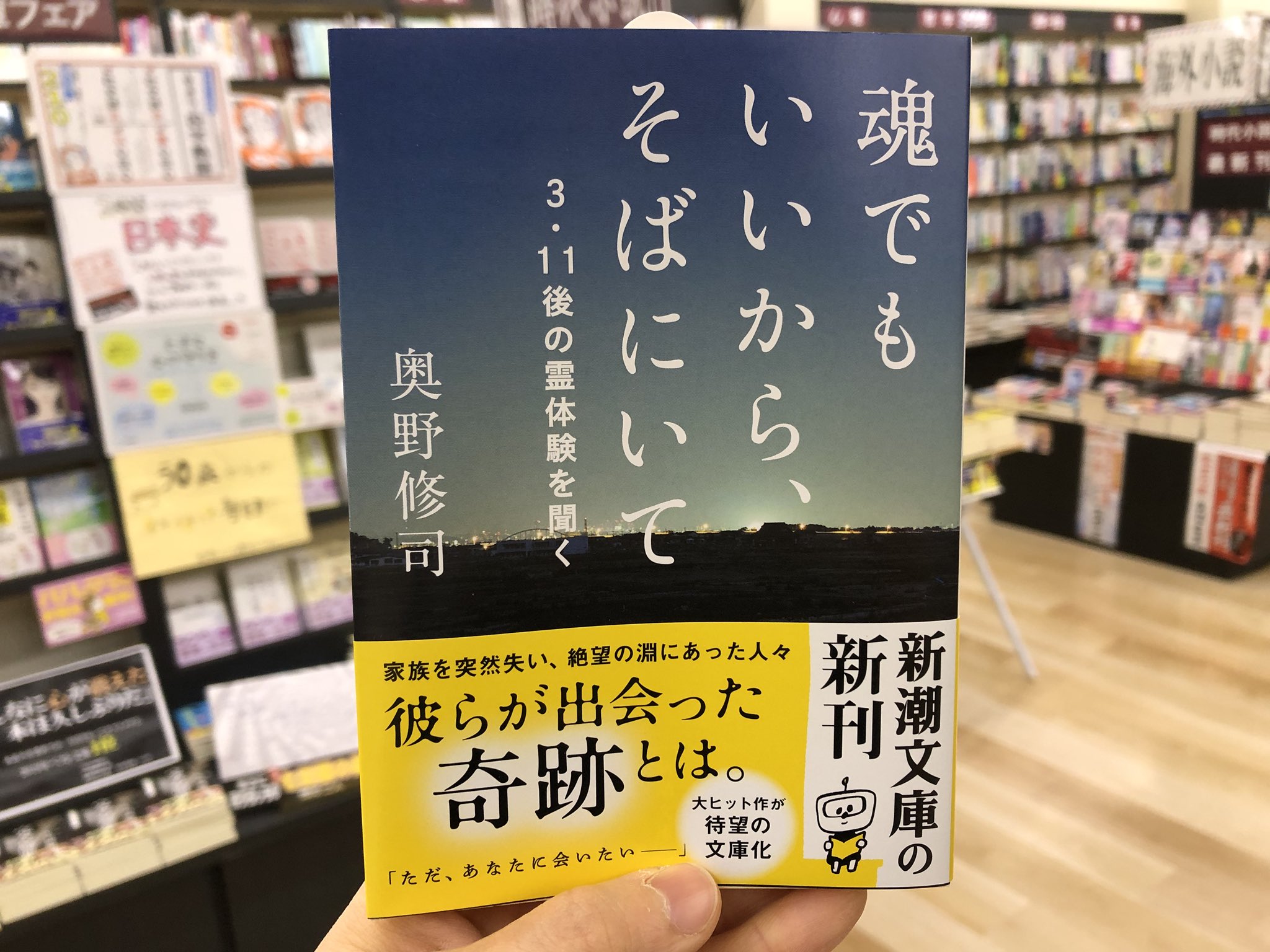 金龍堂まるぶん店 ただ あなたに会いたいーー 奥野修司 魂でもいいから そばにいて 3 11後の霊体験を聞く 未曾有の大災害で家族を失った人々がはじめて語った 再会を願う痛切な声と奇跡を丹念に拾い集めた感動のドキュメンタリー 待望の文庫化 金龍堂まるぶん店 ただ あなたに会いたいーー 奥野修司 魂でもいいから そばにいて 3 11後の霊体験を聞く 未曾有の大災害で家族を失った人々がはじめて語った 再会を願う痛切な声と奇跡を丹念に拾い集めた感動のドキュメンタリー 待望の文庫化