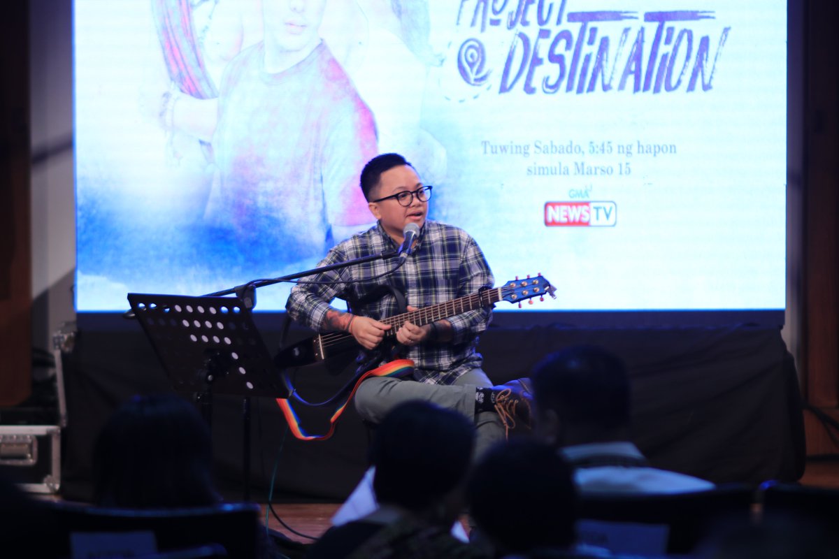 NCCAOfficial's tweet image. Ice Seguerra renders the theme song for #ProjectDestination Dati'y Pangarap Lang Kita