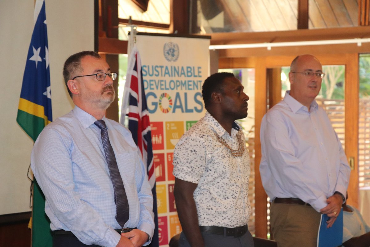 UNDP_Solomons's tweet photo. MJLA Permanent Secretary, @UNDP_Pacific Resident Representative @Bouadze & @AusHCSols launch the SI Access to Justice Study. The Study provides insight into context, barriers & challenges to dispute resolution & justice problems in SOI. #Justice #SDG5 #SDG16 https://t.co/dyXAF1l72Q