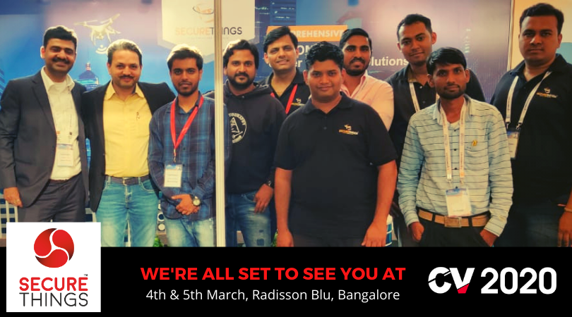 ivishalbajpai's tweet photo. The #SecureThings team is all set to give you live demos, product previews & to understand your #automotiveindustry #cybersecurity concerns. We are excited to engage with you to put security in top gear! Visit us at #CV2020 at the SecureThings experience center (no.3,4,5) https://t.co/lzDatndMIw
