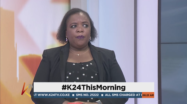 K24Tv's tweet photo. .@Joymdivo: Why is the DCI releasing this information on Kenei's murder with no arrests? 

#K24ThisMorning, @iamjeffmote https://t.co/wD6Dd7YCSy