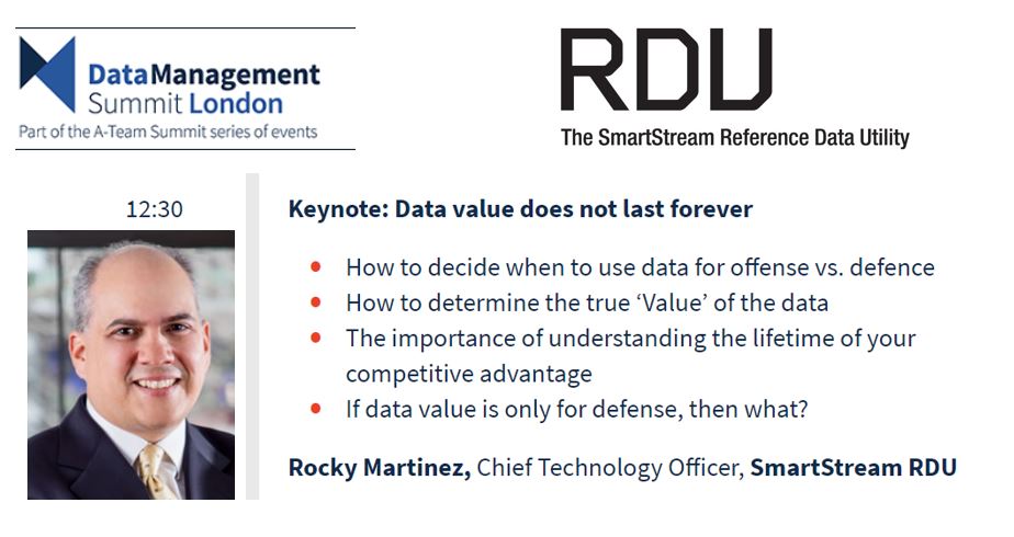 smartstreamhq's tweet photo. Join @SmartStream_STP #RDU at #DMSLDN. Roque Martinez will join an expert panel on #datalineage, present a keynote. Speak to SmartStream, we offer solution to satisfy complex #referencedata needs providing a high quality #securitymaster @DataMgmtInsight
https://t.co/1bYwArKTBa https://t.co/JP1h9h0T0F