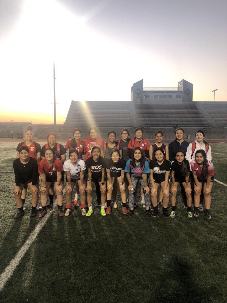 HighOrosi's tweet photo. We would like to thank Orange Cove High School for allowing us to prepare on there turf field for our big match tomorrow. See you in Sacramento at 4PM. Go Cardinals ⚽️‼️ https://t.co/joGROOgaYR