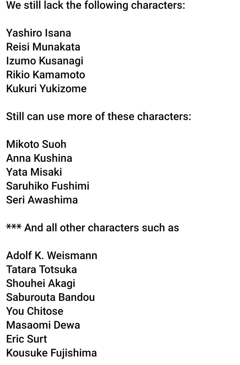 yuzugami_'s tweet photo. hi henlo we are always looking for k project peeps in a cosplay group ! dm me if you're going to these cons and want to do k project characters!  #tekko2020 #matsuricon2020 #ohayocon2020 #kproject https://t.co/ppdEU3I54v
