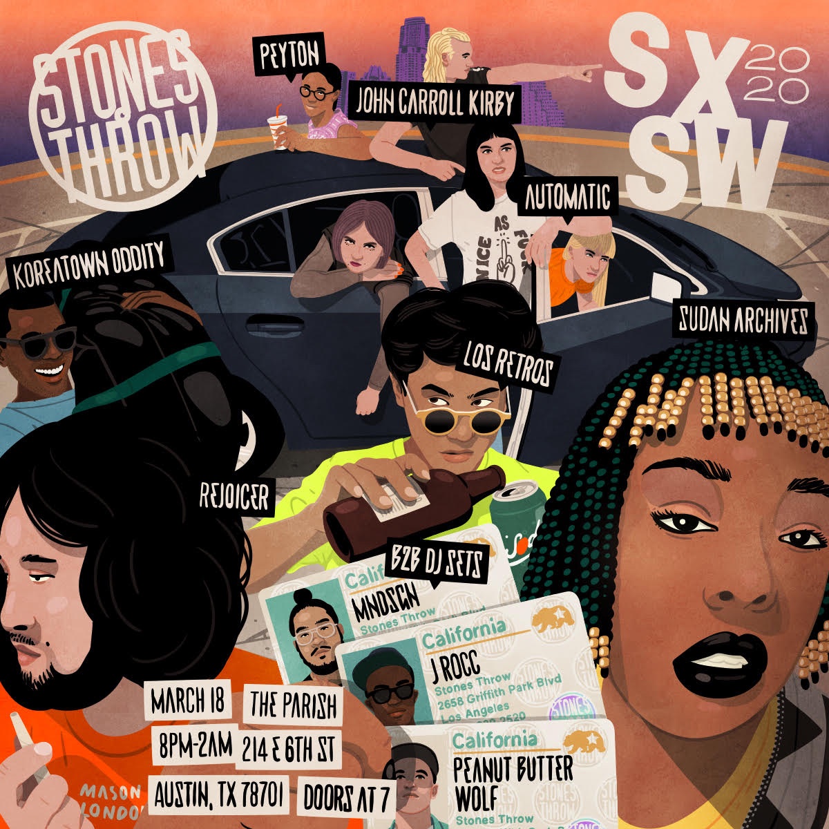 Peyton's tweet photo. 3rd official #SXSW showcase 3/18 with my @stonesthrow fam come see me https://t.co/yWouTJ0VFJ