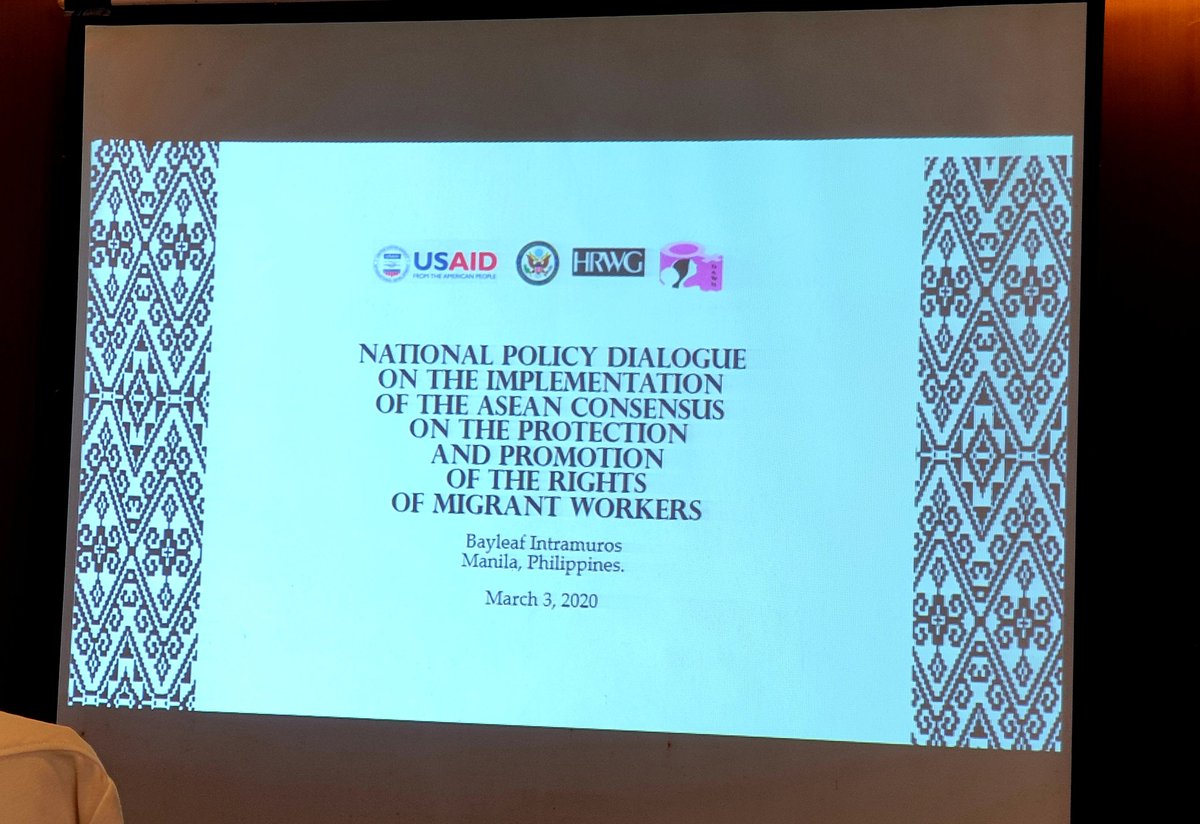 Rafendi_Djamin's tweet photo. Happy to be part of #HRWG #ASEAN advocacy team Today in Manila, National Policy dialog on implementation of #ASEANConsensus https://t.co/lY3ml7ETvT