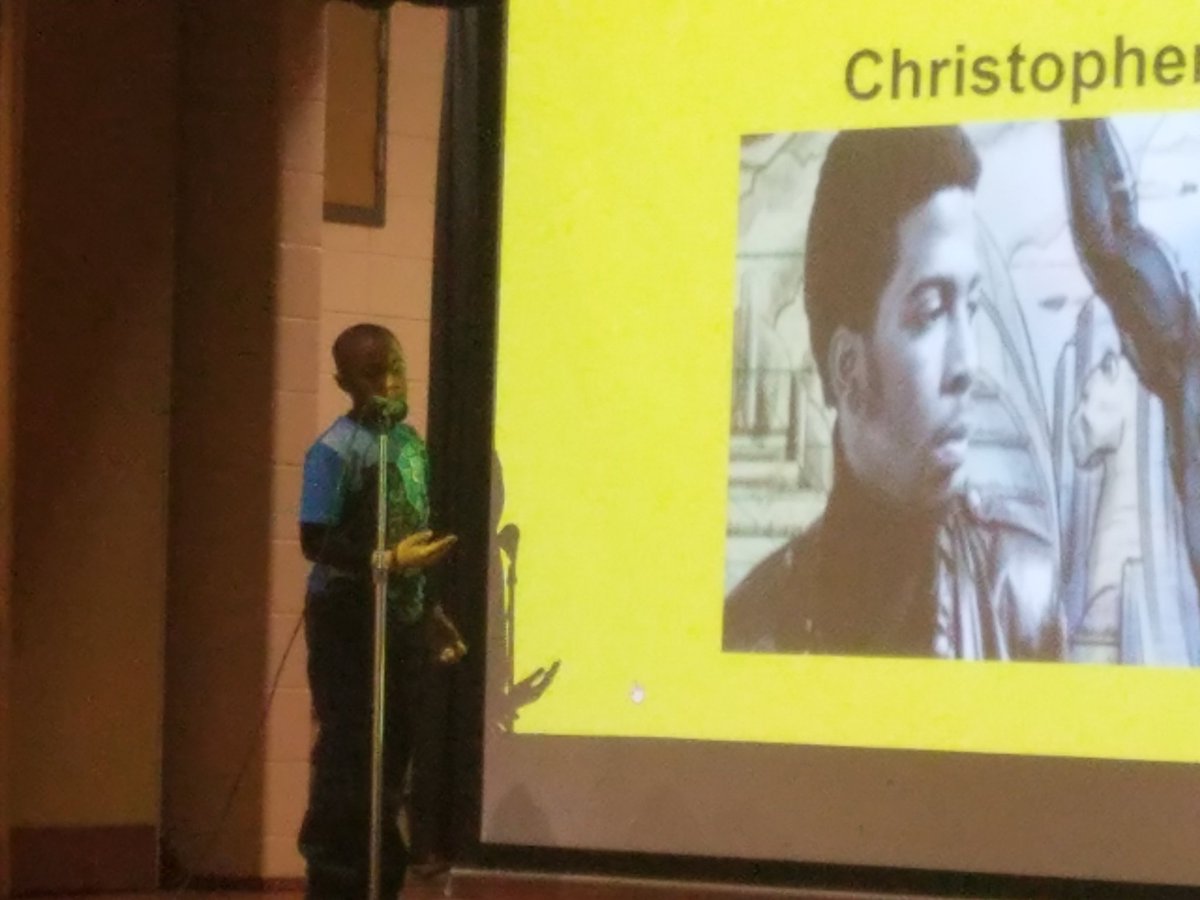 4th Graders participating in the Black History Month program. <a href="/PriceOwls/">Price Elementary</a>