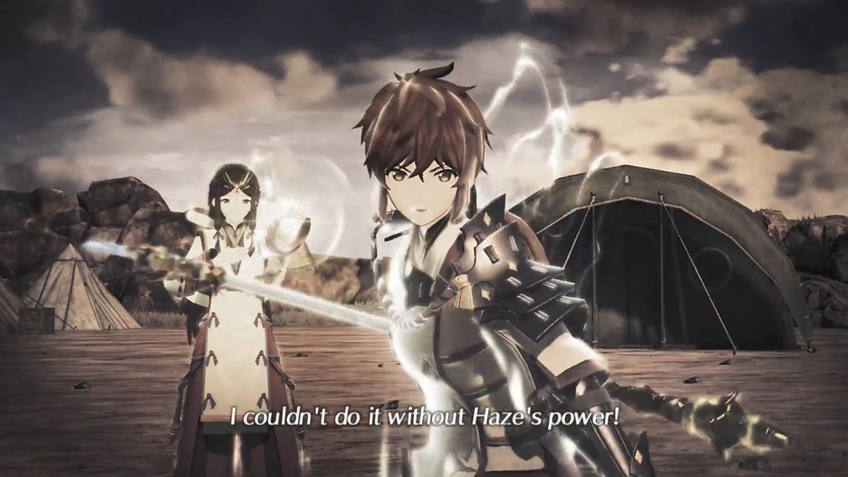 The Torna flashback at the start of Chapter 5 is really nice especially considering how much more serious this chapter is in tone compared to the last one. It's also kind of interesting to remember that Addam wears a hood in all of his main game appearances.  #Xenoblade2