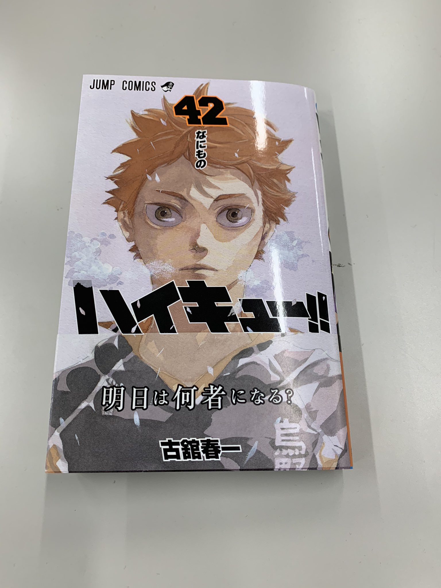 ハイキュー Com いよいよ明日 3月4日は42巻の発売日です めちゃめちゃかっこいい日向を探してください 背表紙は川西でした 裏表紙はネタバレ激しいのでここではやめておきます ご自身で 今巻も描き下ろし満載 369話が6ページ描き足されてます