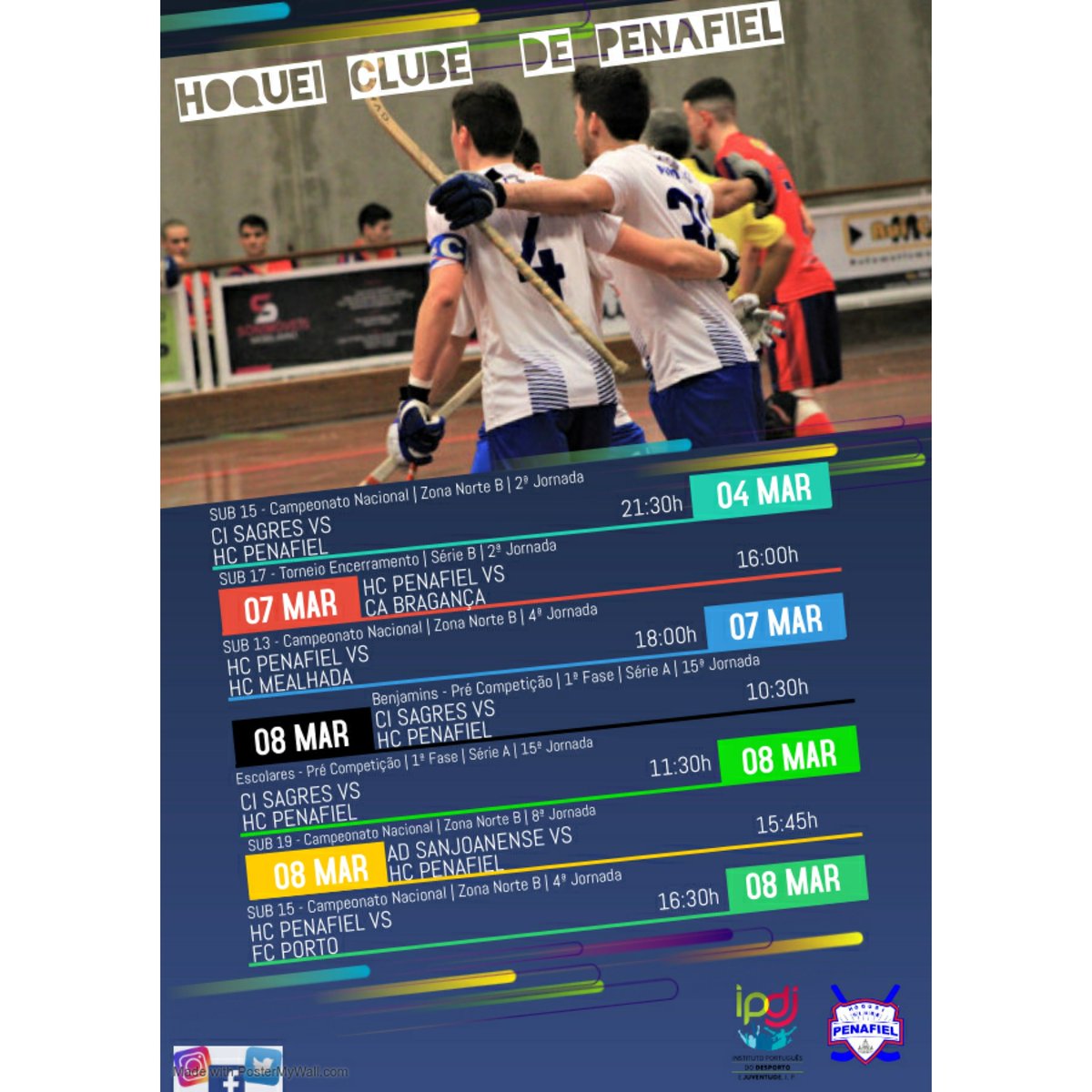 hcpenafiel's tweet photo. 🗓 Agenda Semanal 🥅🏒

Vem  apoiar os nossos jovens.

Segue-nos no instagram: https://t.co/G6VQjUsin2
Segue-nos no twitter: https://t.co/af0oMolySI
#hcpenafiel #hoqueiempatins #aprendercrescervencer #sentirpenafiel #agendasemanal https://t.co/7LGLUnGCdu