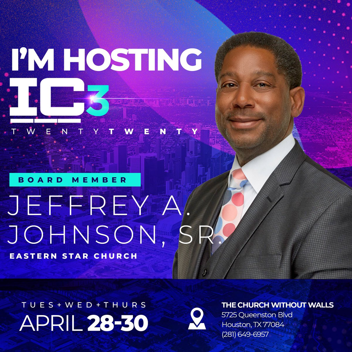 rdwic3's tweet photo. Board Member @PasJAJohnson, @EasternStarIndy Dr. Johnson will deliver Breakout Session: Biblical Foundation for 21st  Century  Ministry

Register Today!
https://t.co/GWpJseTpCj
April 27 RDW Golf Classic ⛳️
April 28-30 Conference
#rdwic3 #IC32020 #GoingBackToFixTheFuture https://t.co/xVw0zzKGpG