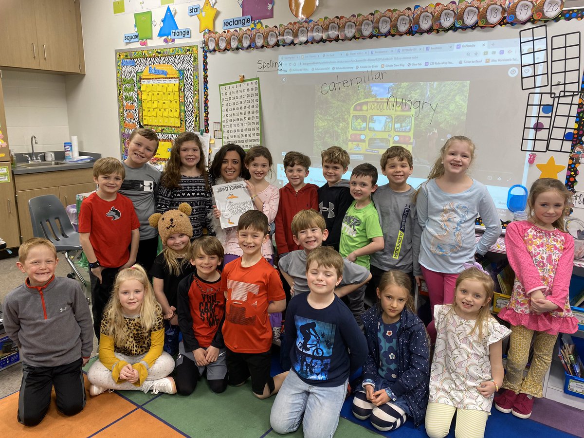 sbrosetta's tweet photo. I had the privilege of being the mystery reader for my daughters class. We all loved @jimmykimmel book The Serious Goose! I look forward to sharing this story to many! My new fave! @CahabaElem https://t.co/6K0xFftKOd