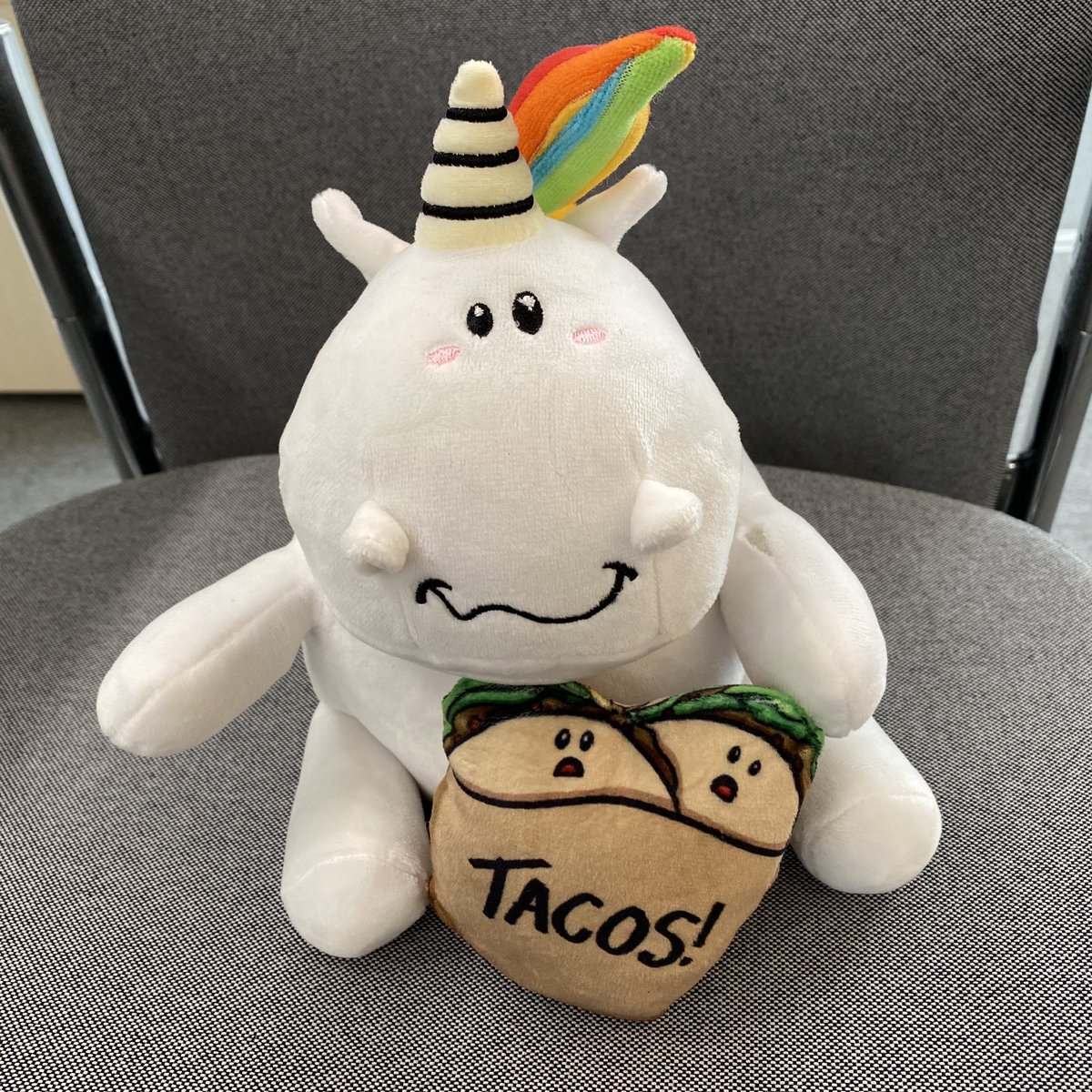 I had a parcel delivered to me at work today. When would it make sense for a taco unicorn that farts to be inside?
Correct answer: When you work with <a href="/Sommer/">Sommer Panage</a> ding ding ding

Thanks for the surprise! 🌮 🦄 💨