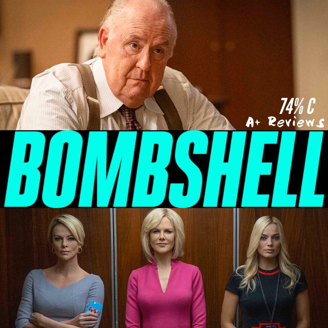 AReviews3's tweet photo. Bombshell

Really entertaining, yet generic, look at the downfall of Roger Ailes. Great performances. Check it out! #bombshell #charlizetheron #nicolekidman #margotrobbie #johnlithgow #screenplay #fox #foxnews #womenempowerment #internationalwomensday #women #metoo #greatfilms01 https://t.co/L535NHDIxB